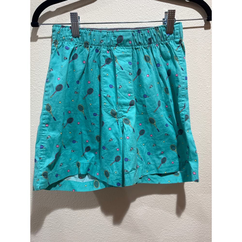Mens J.Crew Tennis Boxers size xs blue